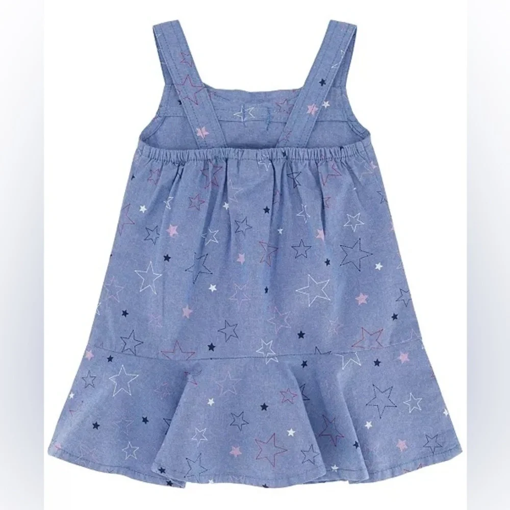 Tommy Hilfiger Baby Girls Printed Chambray Sundress